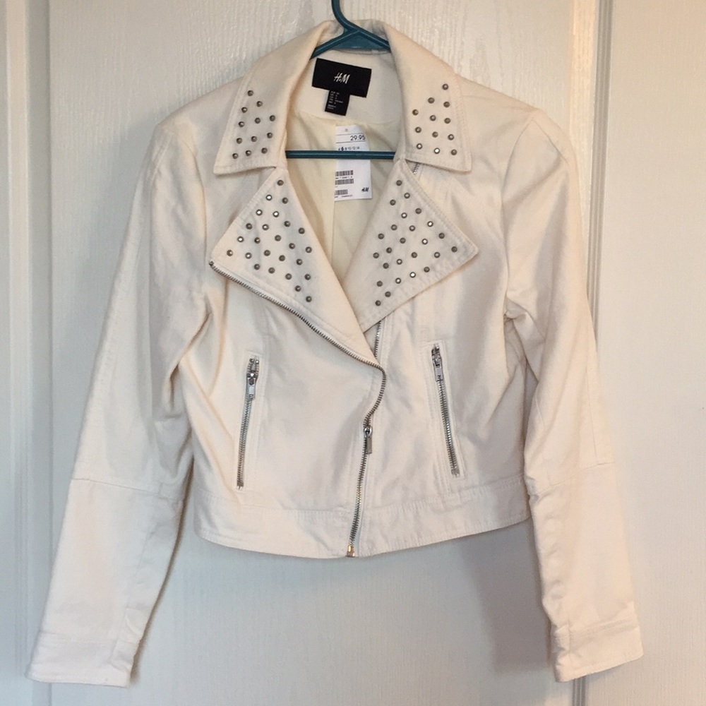 H&M Moto Jacket, size 6